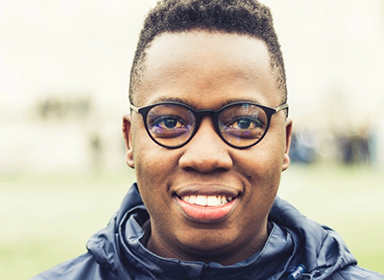 Man smiling